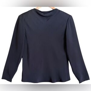 CARLISLE 100% Silk Preppy Business Casual Elegant Feminine Lightweight Blouse 4